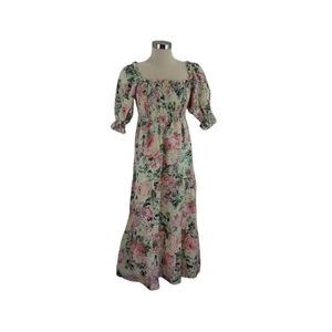 Faithfull the brand De Christin Midi Dress - VENISSA floral size MNew with out